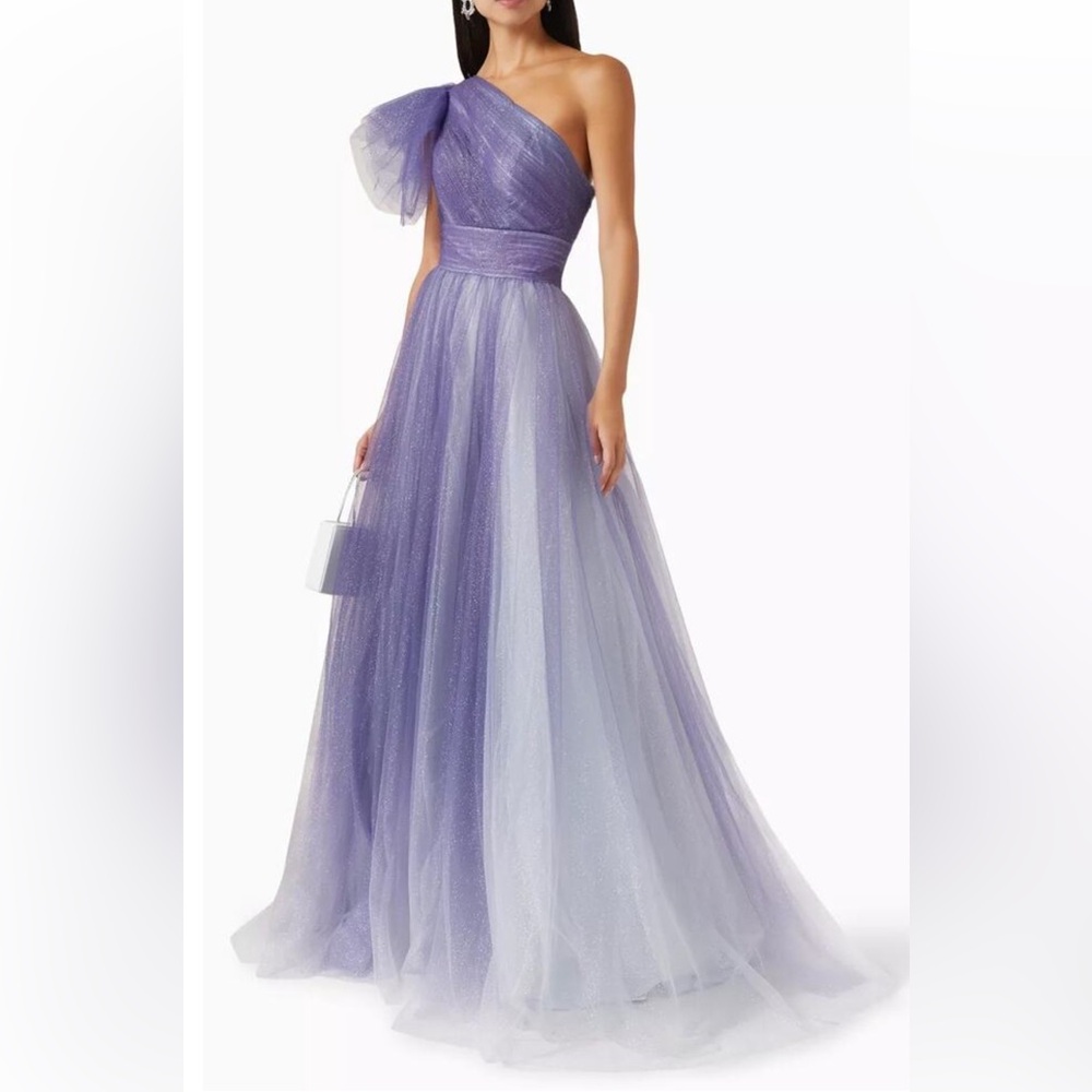 Mac Duggal Ombré dress purple size 6